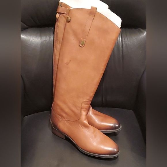 SOLD!! SAM EDELMAN "Penny" Leather Riding Boot - Size 9.5 - Picture 1 of 10